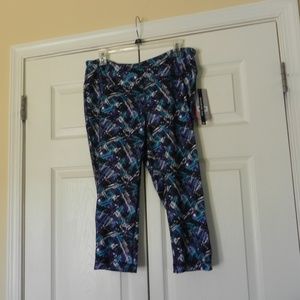 Womens Exertek Athletic Yoga Capris PXL NWT